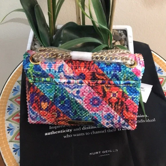 kurt Geiger London Mini Kensington Crystal Shoulder Bag - Picture 11 of 16